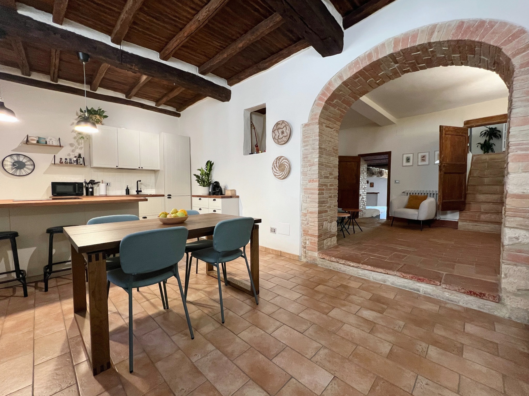 Cucina e soggiorno · La Casa di Oli