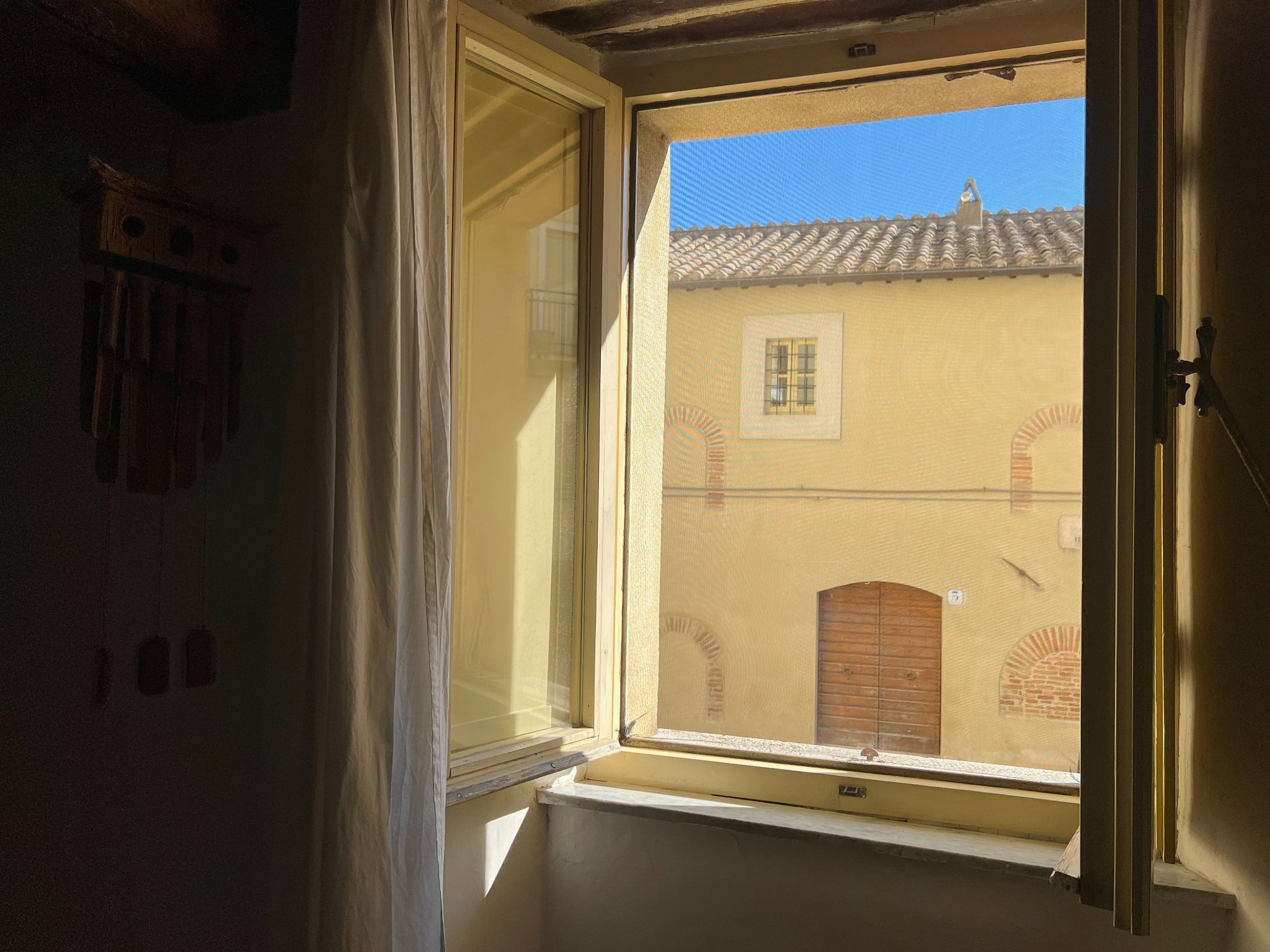 Vista dalla camera al piano terra · La Casa di Oli